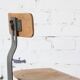 Chaise réglable "singer" avec dossier
