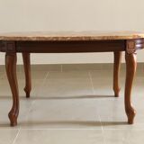 Coffee table with marble top