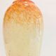 Large vase in marmoreen glass lorraine rosé/ecru/bordeaux-retro-vintage-deco