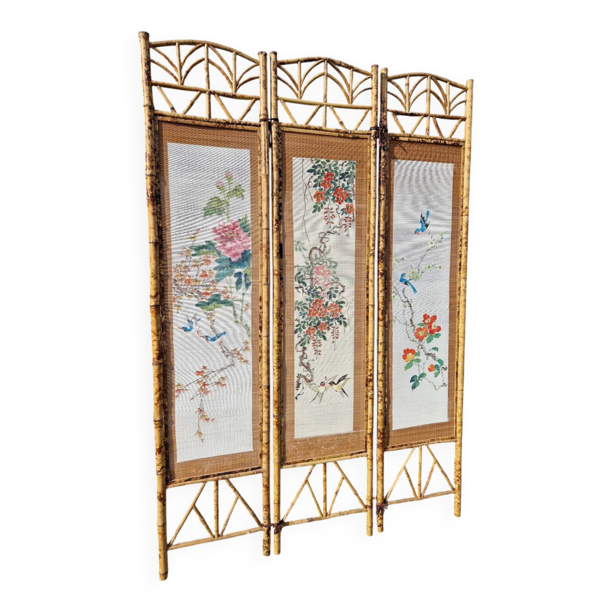 3-leaf bamboo screen