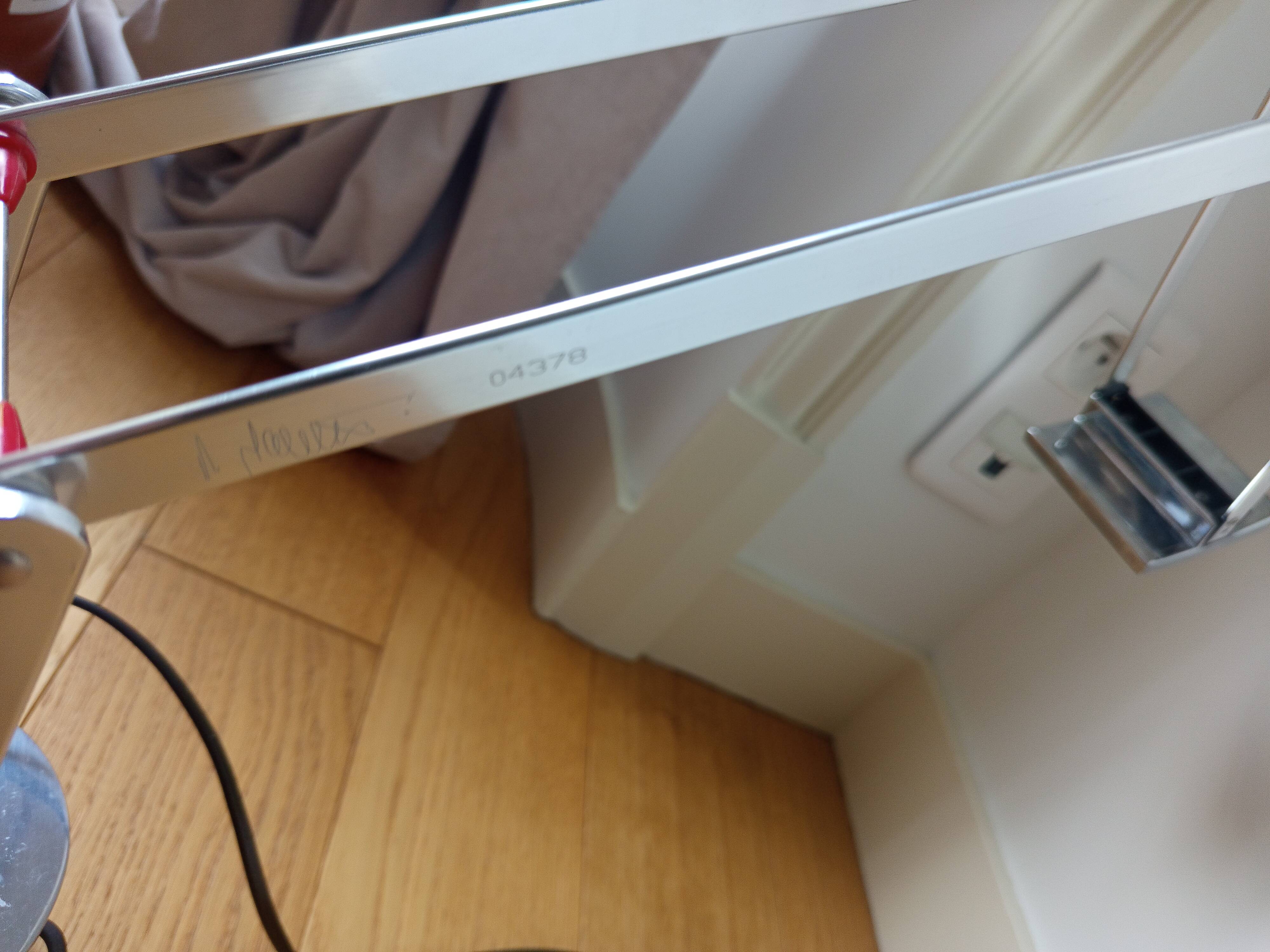 Tizio Artemide signed limited edition chrome Richard Sapper