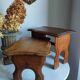 Old wooden stool / step stool Le Printemps