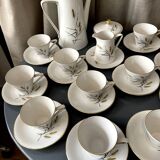 Bavaria porcelain coffee service with wheat decor
