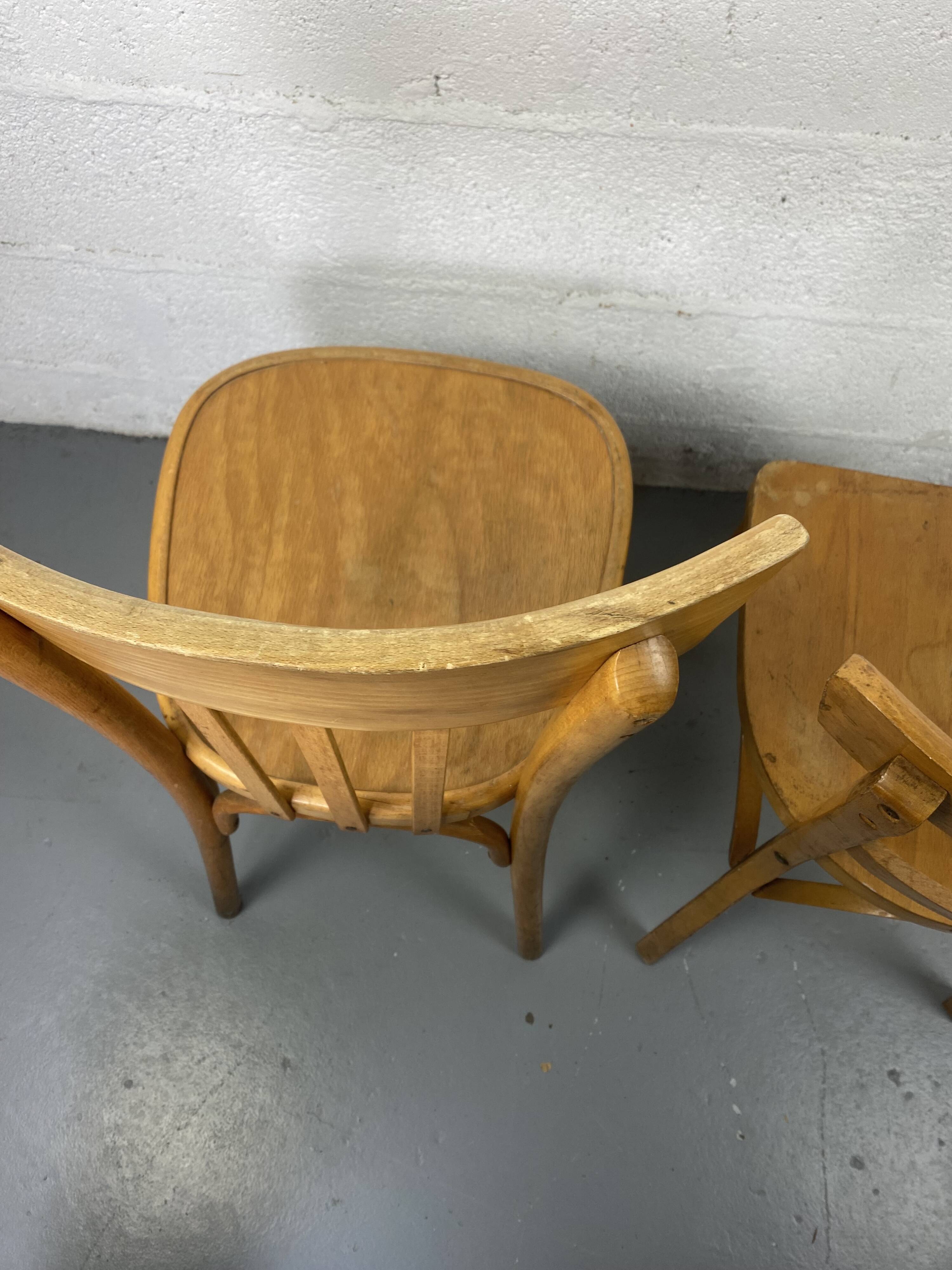 Mismatched bistro chair x2