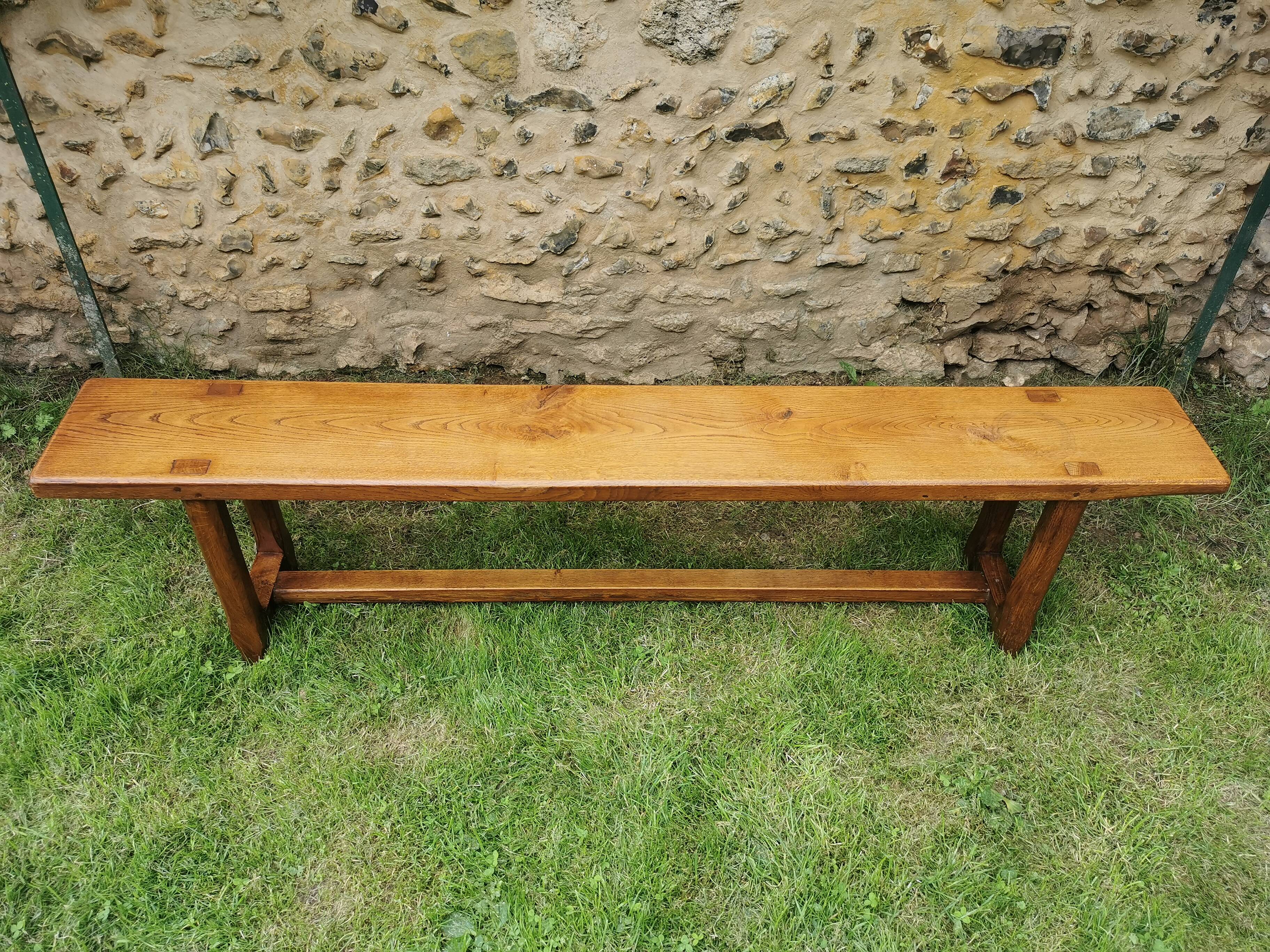 Oak bench