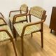 Bentwood armchairs, mid-century, upholstered, TON, 1960s, Czechoslovakia