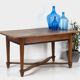 Vintage solid wood dining table (France, circa 1940)