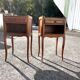 Pair of antique wooden bedside tables, Louis XV style