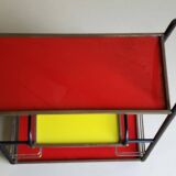 Vintage Bar Serving 1960's Red & Yellow