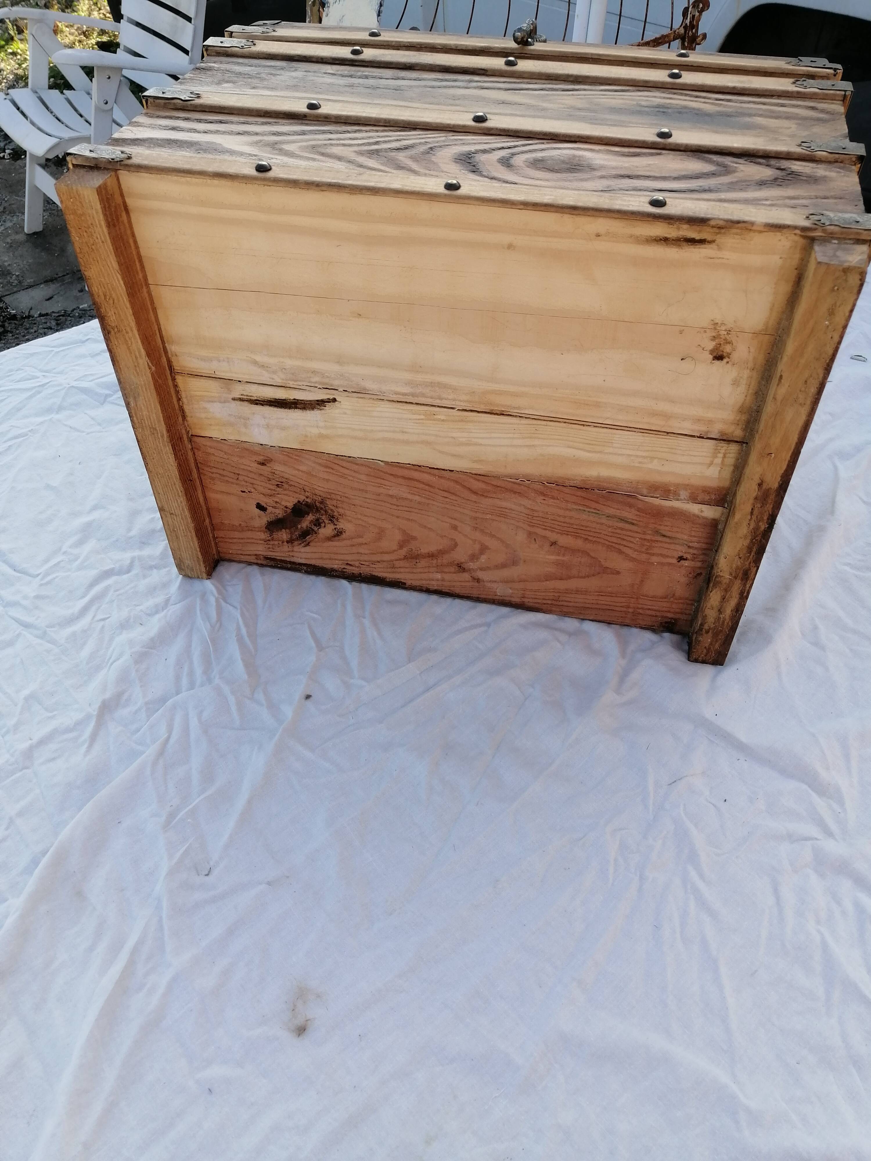 Antique wooden chest