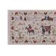 Hand knotted rug, vintage turkish rug 54x193 cm