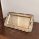 Antique Silver-Plated Metal Art Deco Serving Tray
