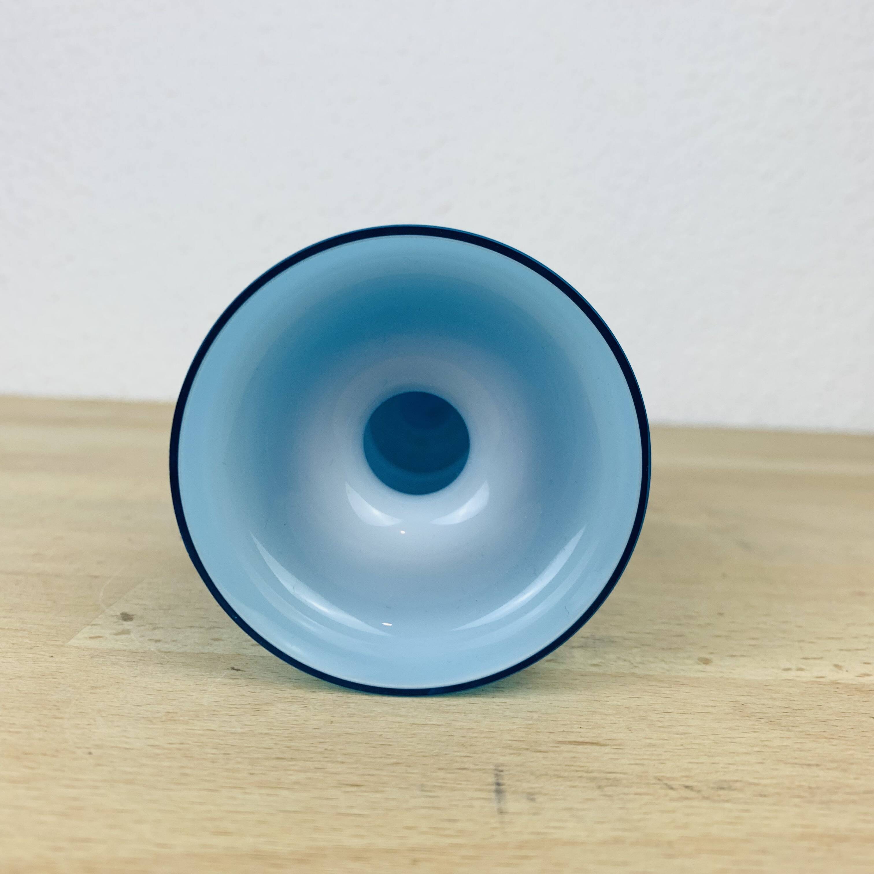 Scandinavian scroll vase, riihimaki tamara aladin glass