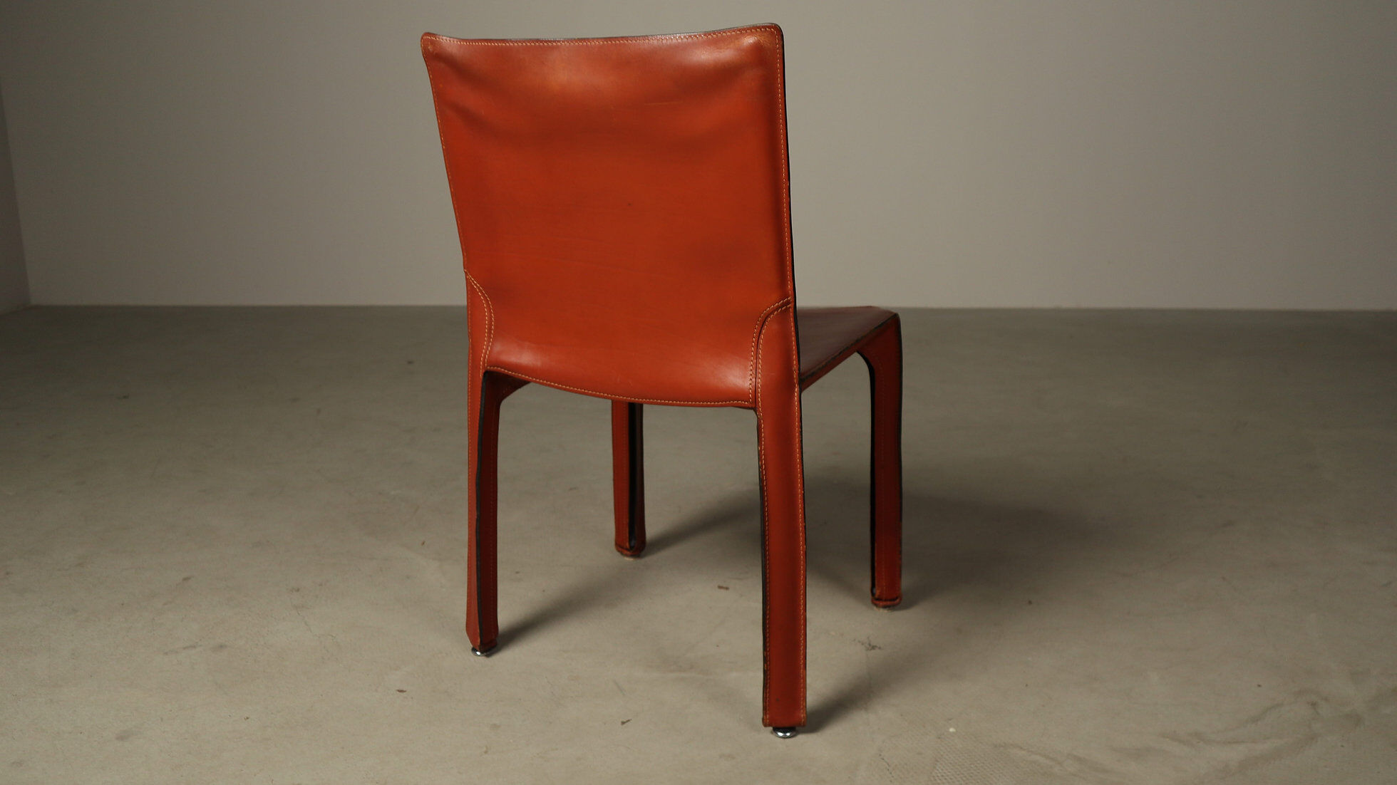 Set of four Cab 412 dining chairs by Mario Bellini for Cassina, 1977