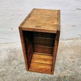 Wooden and glass shelf