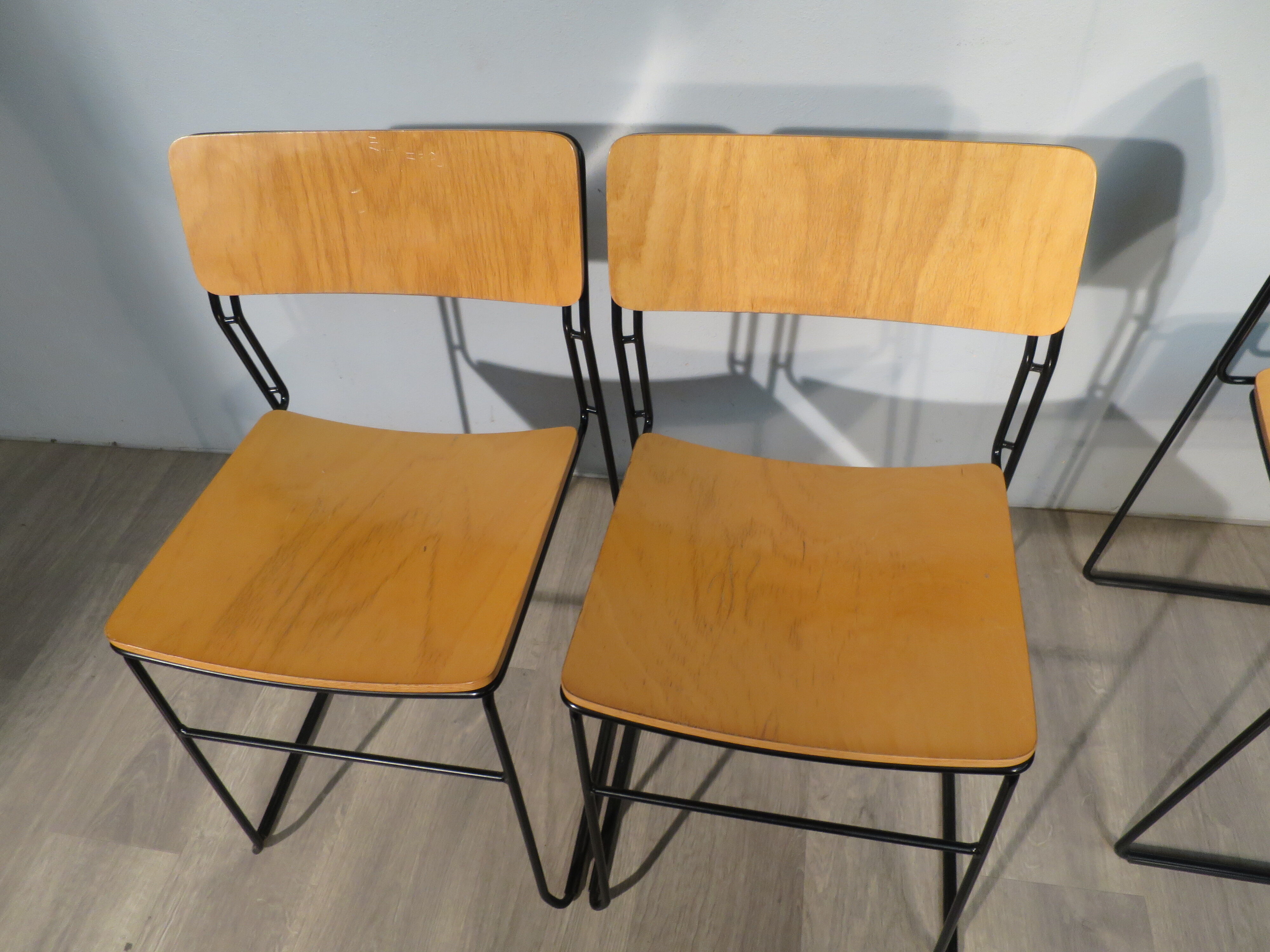 Set of 4 vintage "sultana" chairs
