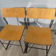 Set of 4 vintage "sultana" chairs