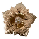 Vintage wall light in gold metal