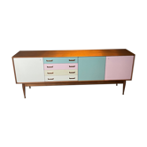 Scandinavian teak enfilade "Ice Cream"