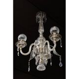 Murano crystal chandelier, Italy.