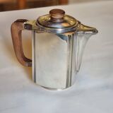 Tea set in silver metal 30s