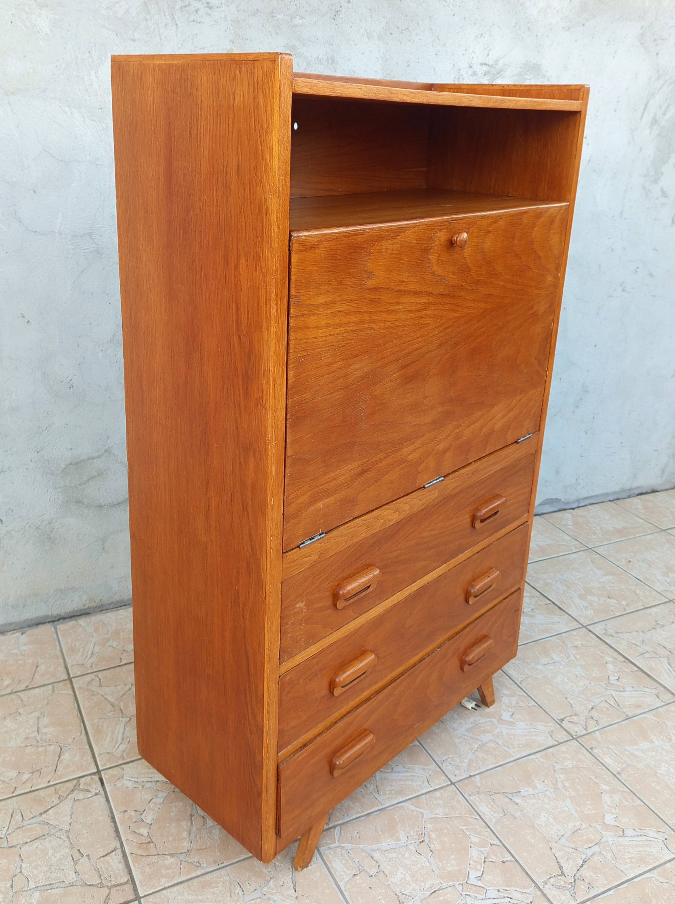 Vintage beech secretary