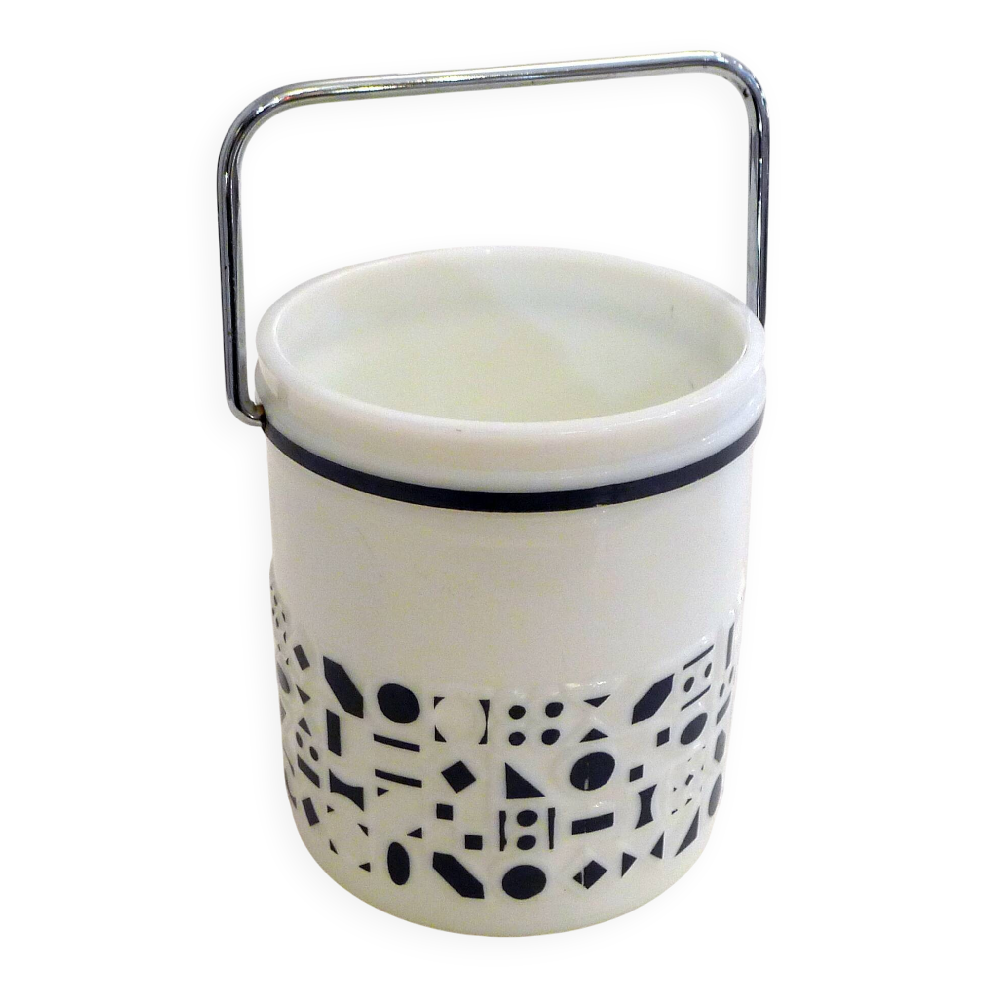 Opaline ice bucket 1960s