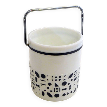 Opaline ice bucket 1960s