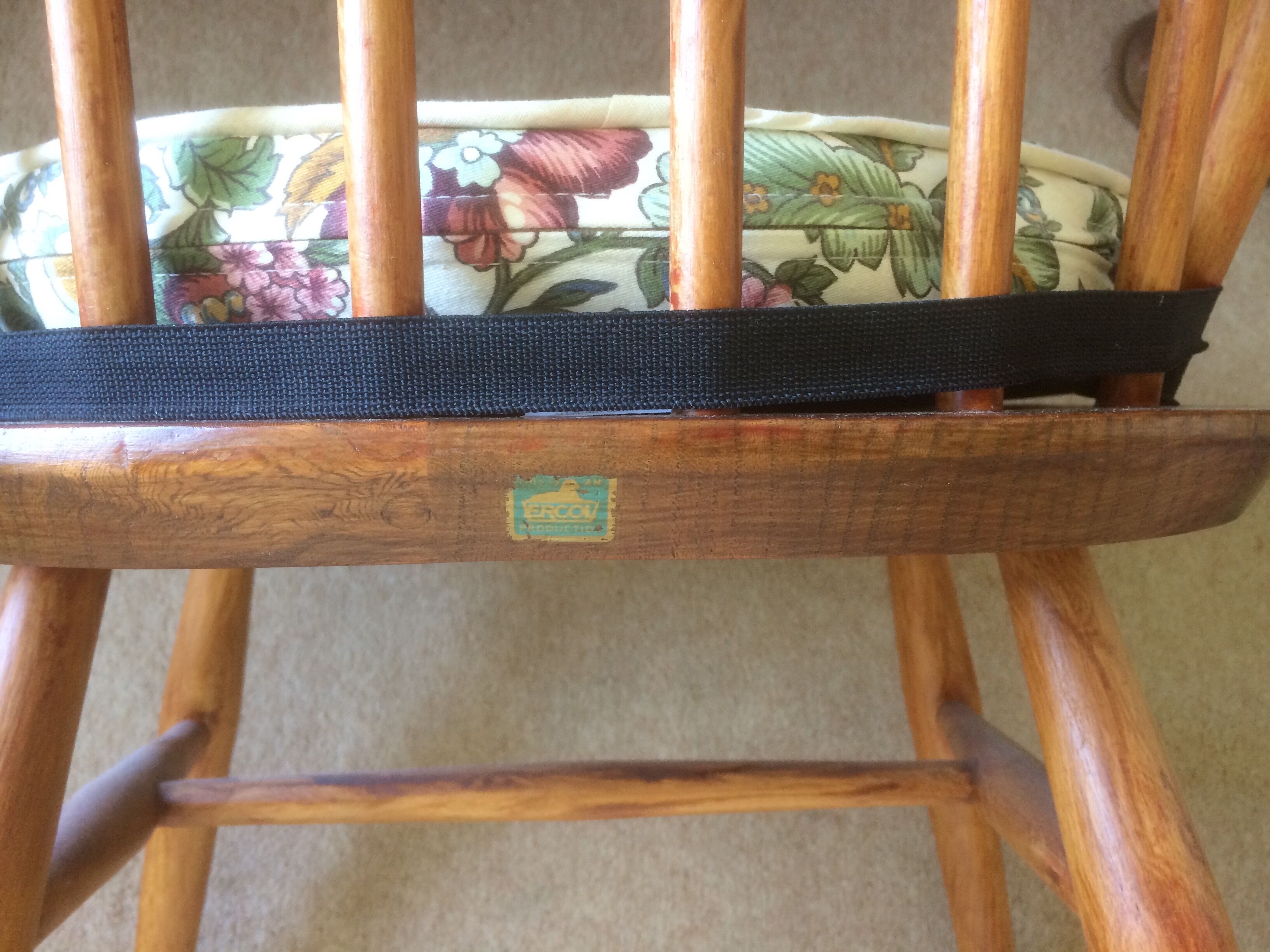 Ercol 1960 windsor dining chairs (pair) - blue label