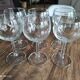 Lot de 6 verres à vin ballon vintage en verre buvant voluté