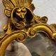 Vintage gold baroque wall mirror