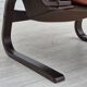 Années 1970, design scandinave, chaise longue, d'origine très bon état, cuir marron.