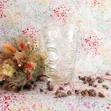 Vase verre épais