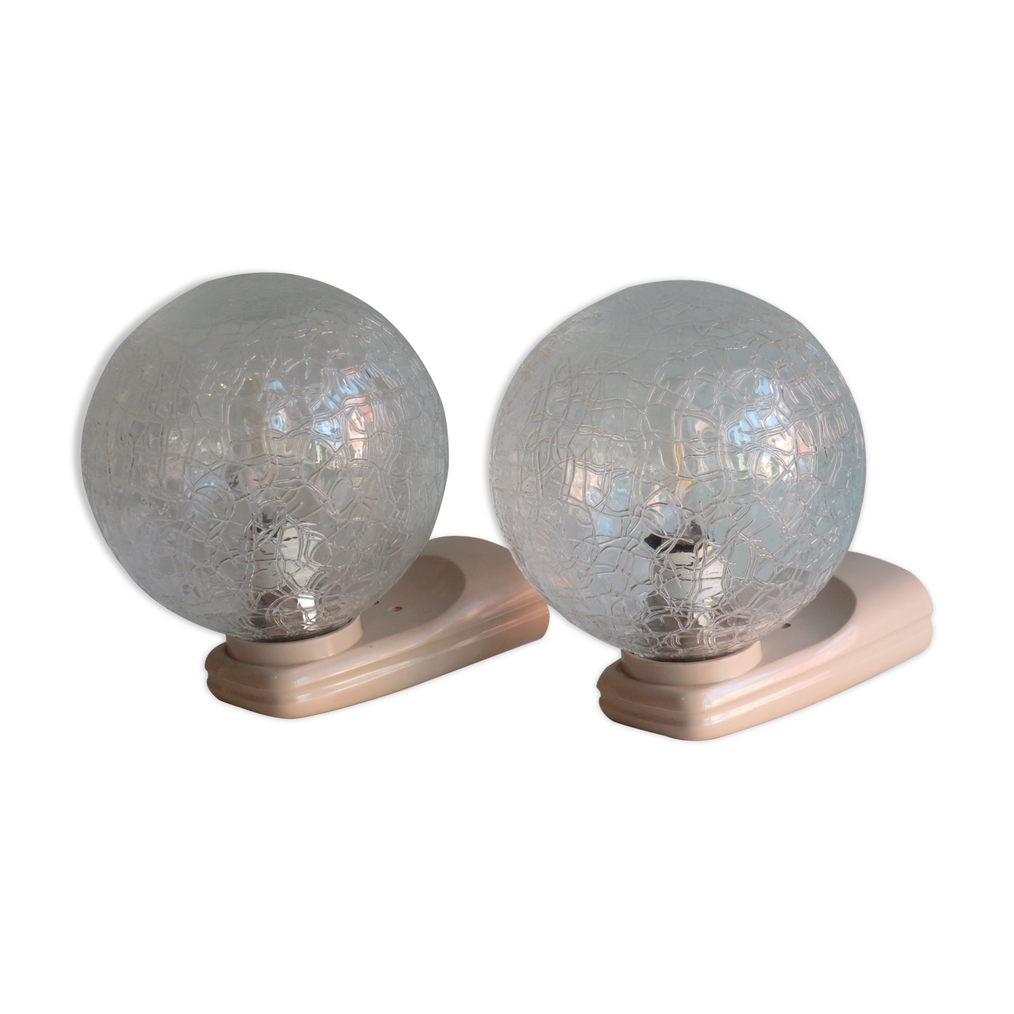 Set of 2 wall lamps, Germany of the 1970s.