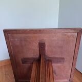 Art Deco game table pedestal table