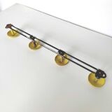 Workshop coat rack 4 metal hooks