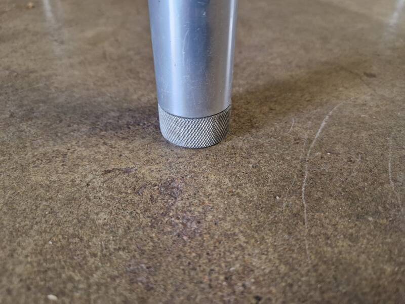 Etienne Fermigier (1932-1973) Aluminium table and black lacquered metal 1960