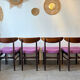 6 chaises scandinaves en teck