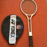 Vintage tennis racket.