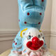 Lampe céramique clown vintage