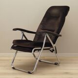 Fauteuil en velours marron, design danois, années 1970, production : Danemark