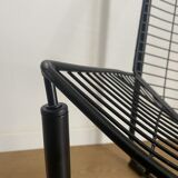Black räane armchair by niels gammelgaard for ikea