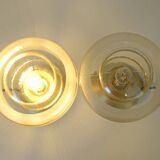 Vintage Bedside Lamps / Set of 2 / Redesign Mushroom Lamp / Art Deco Style