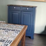 Table de ferme carreaux de ciments