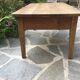 Table basse bois brut cirée