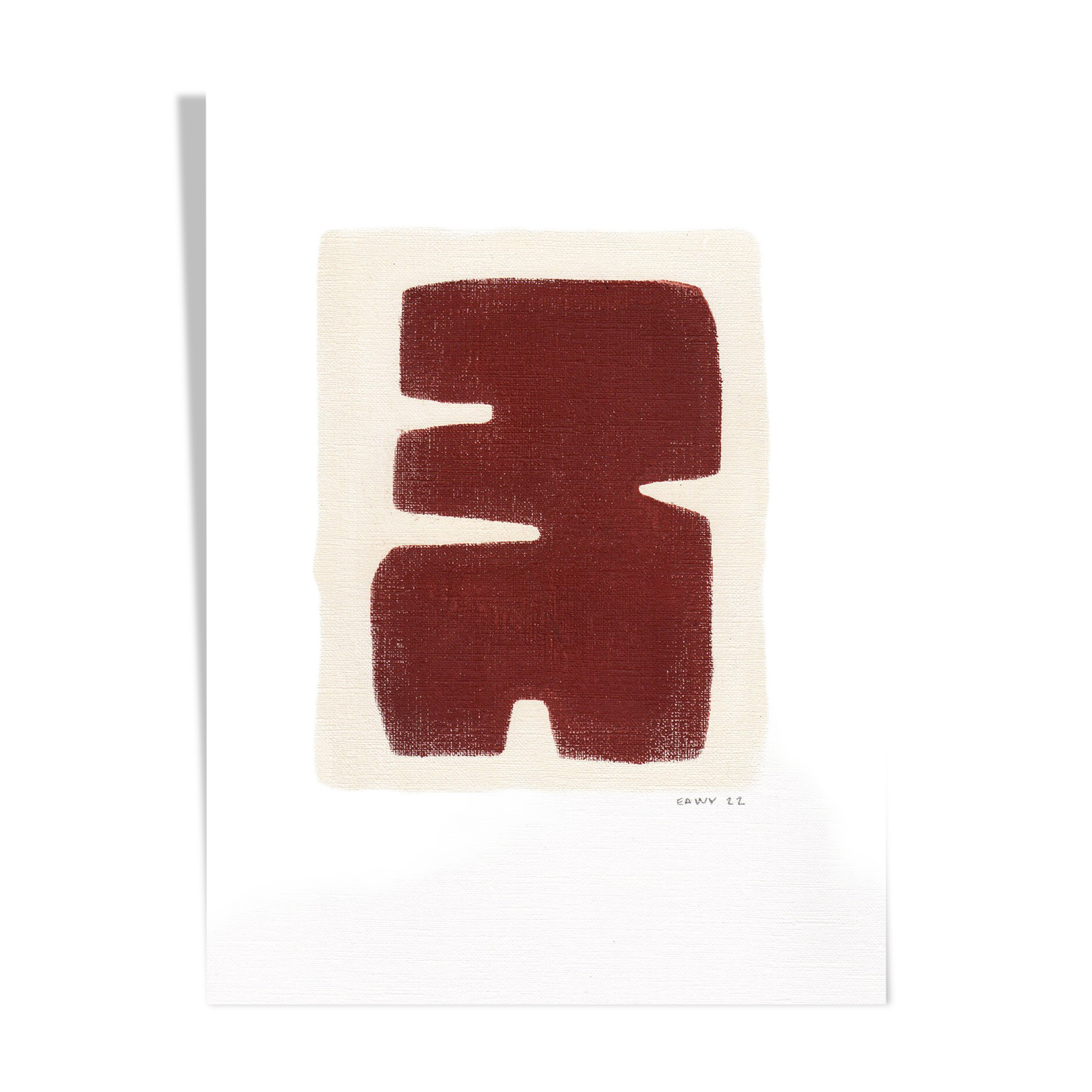 Painting on paper • Terracotta M759A • signed eawy