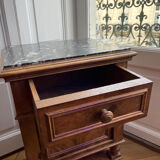 Bedside table and marble top