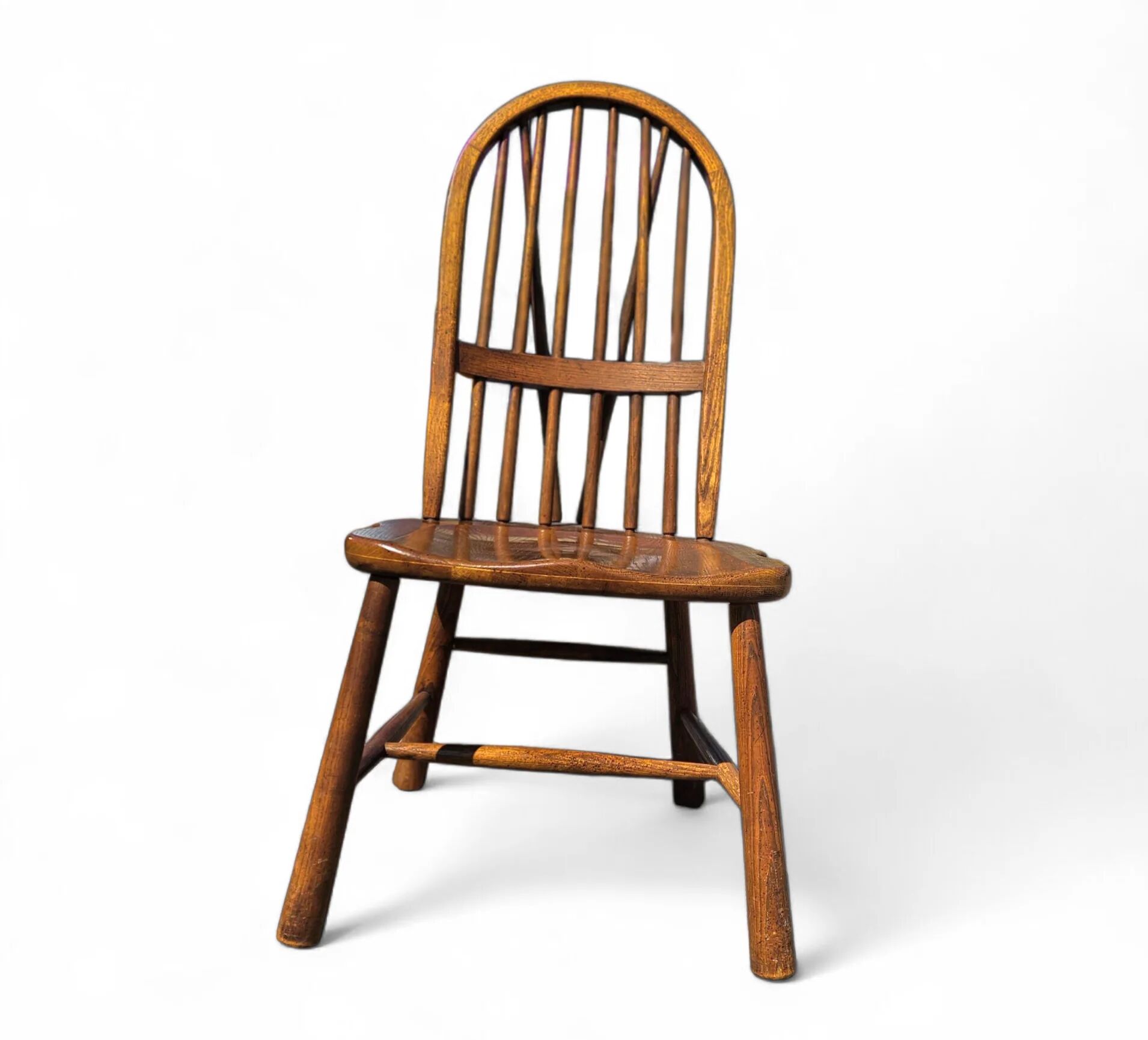 4 x Welsh stick back chairs