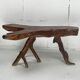 Wabia sabi rustic tree branch side table, Dutch 1960s