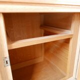 Mid-century blonde french credenza